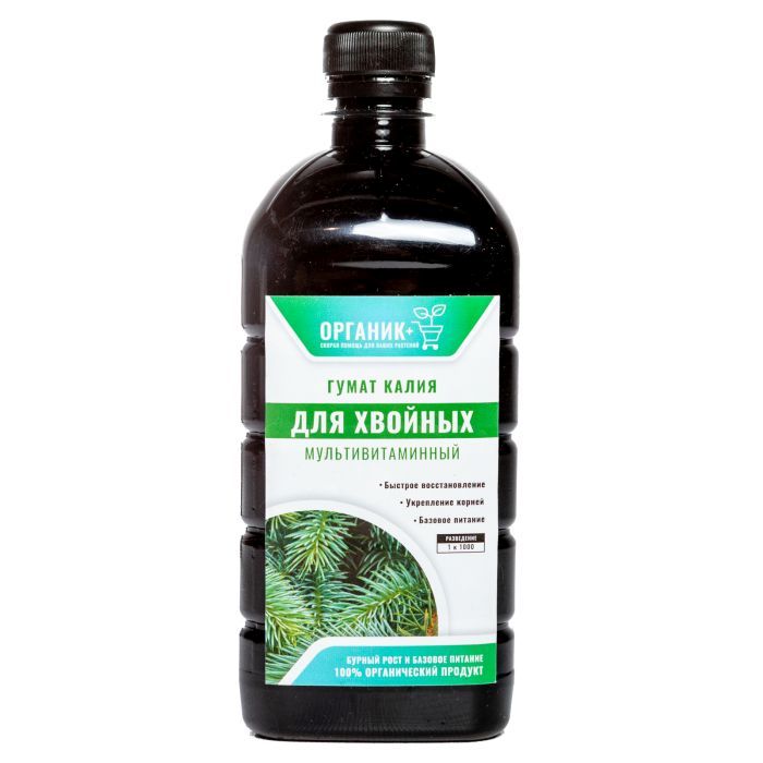 Гумат Для Хвойных культур, 0,7л
Гумат Для Хвойных культур, 0,7л