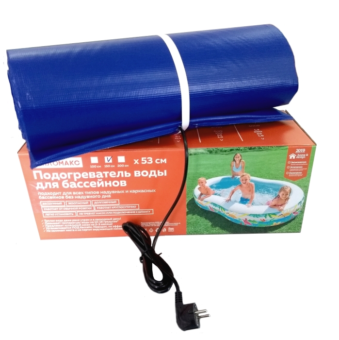 Электроподогреватель для воды в надувном (каркасном) бассейне, 100х53см - купить с доставкой