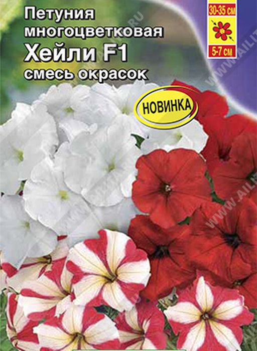 Петуния Хейли F1, смесь окрасок