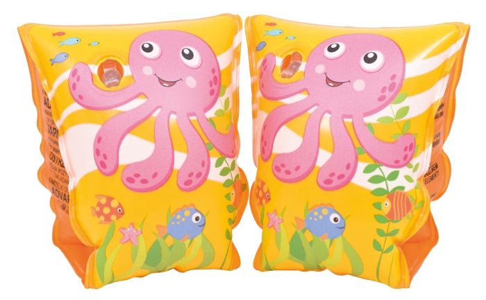 Нарукавники надувные Осьминожки для плавания для детей, 23х15см - купить с доставкой