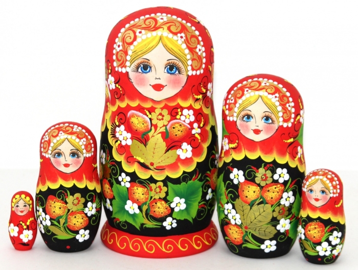 Матрешка Лесная земляника