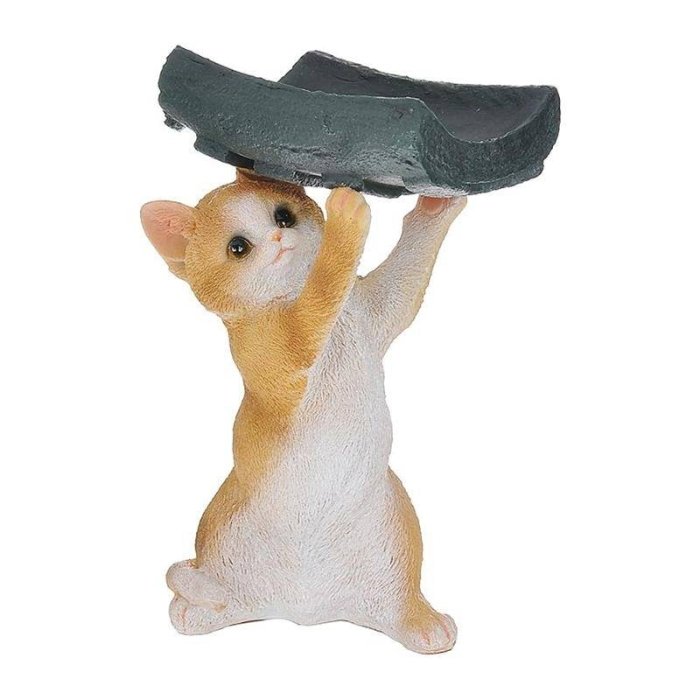 

Кормушка котенок с подставкой
