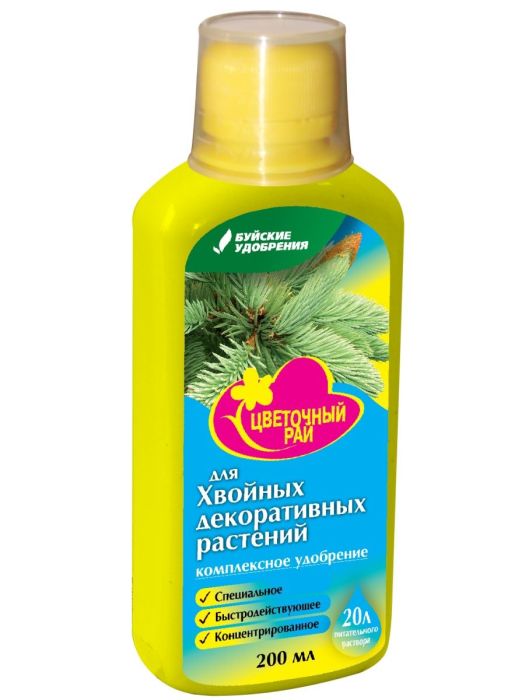 

ЖКУ Цветочный рай Для хвойных, 200мл