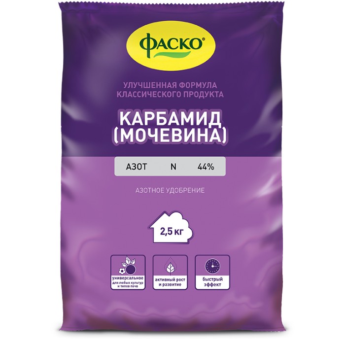 

Удобрение сухое минеральное Карбамид, 2,5кг