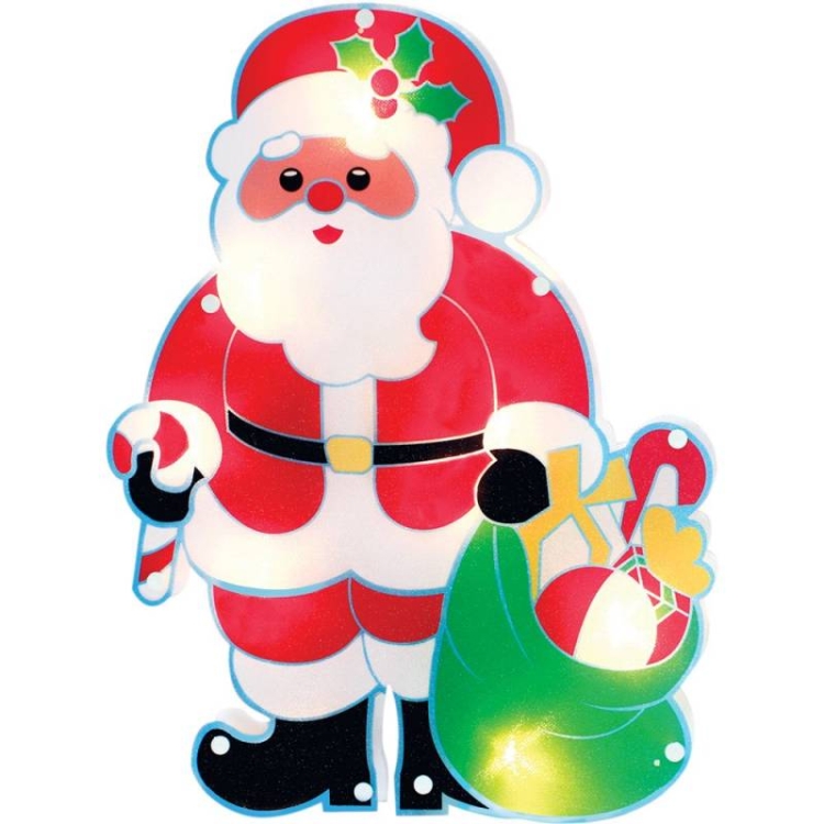 Световая фигура Дед Мороз с подарками - купить с доставкой