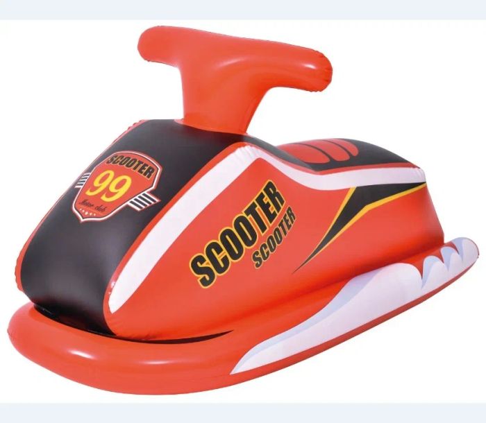 Игрушка для катания по воде Красный Скутер надувной для детей, 91х51см - купить с доставкой