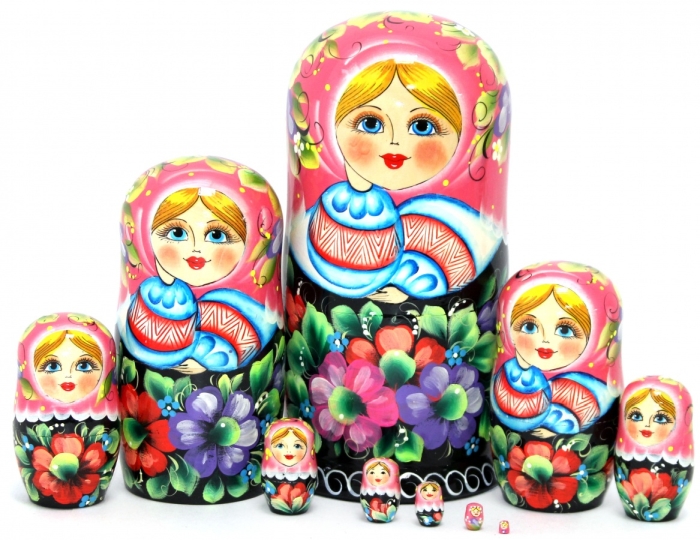 Матрешка Славянские узоры