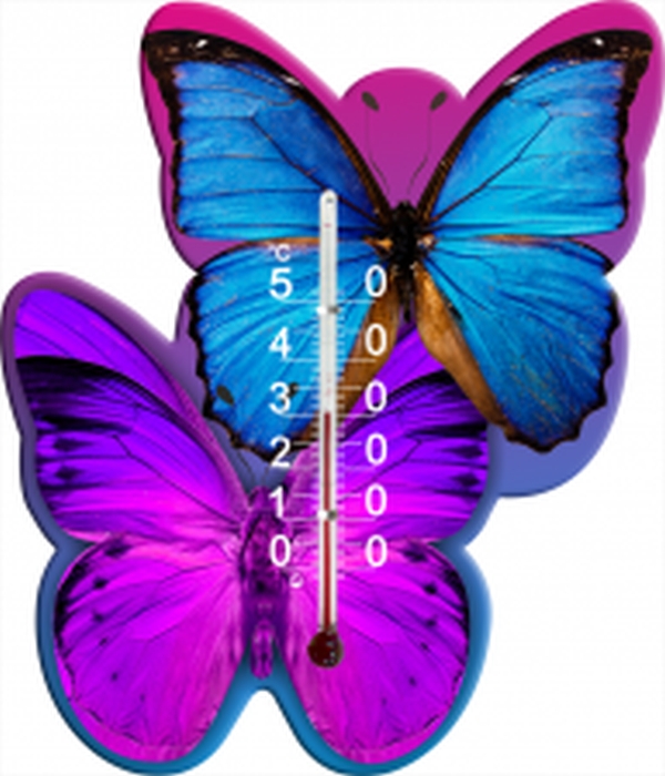 Термометр комнатный Бабочки