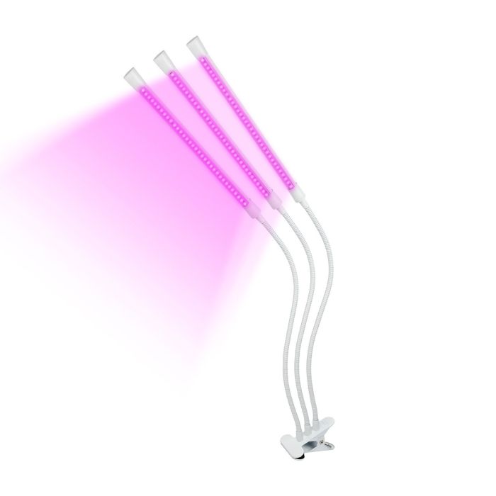 Фитосветильник с таймером, на прищепке ULT-P33-18W/SPLE/TM/60 IP40 WHITE TRIPLE