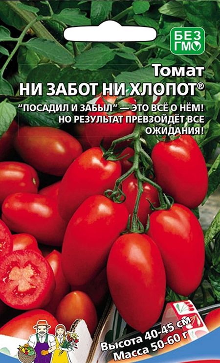 Характеристики срока созревания помидоров Ни забот ни хлопот