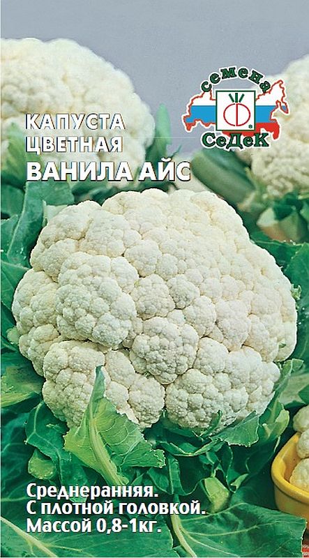 

капуста цветная ванила айс семена, капуста цветная ванила айс семена купить