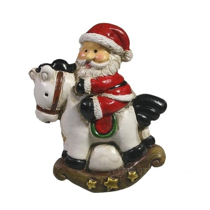 Магнит Дед Мороз на лошадке