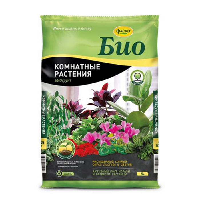 Грунт для комнатных растений БИО, 5л