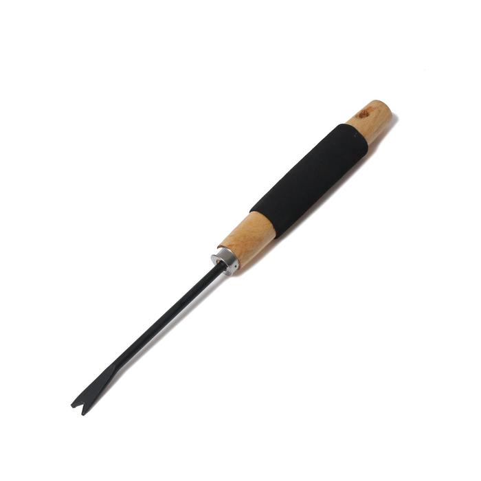 Корнеудалитель, деревянная ручка с поролоном,  34 см - купить с доставкой