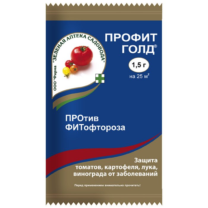 

Профит-голд (для защиты и лечения томата,картофеля) 1,5гр