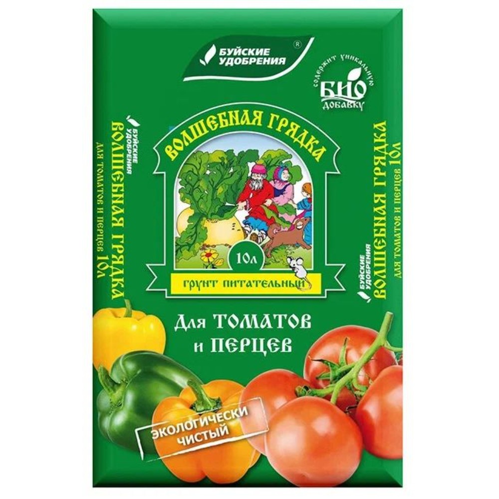 

Грунт питательный Волшебная грядка для Томатов и Перцев, 10л