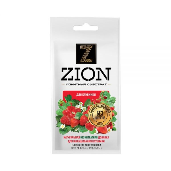 Ионитный субстрат - ZION (Цион) для клубники, 30г