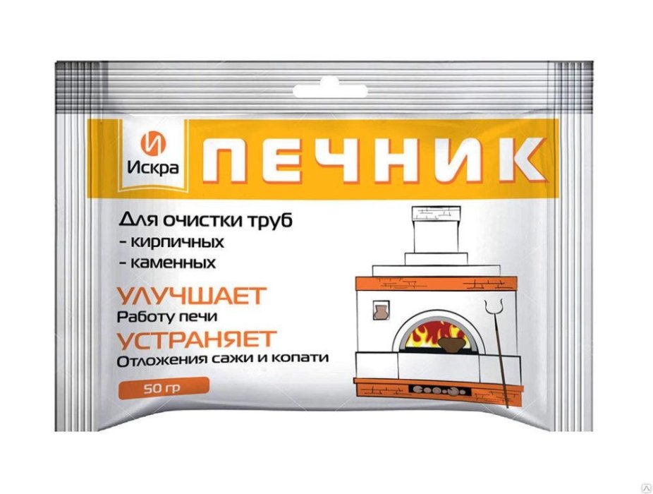 Средство для очистки каменных, кирпичных труб, 50гр.
