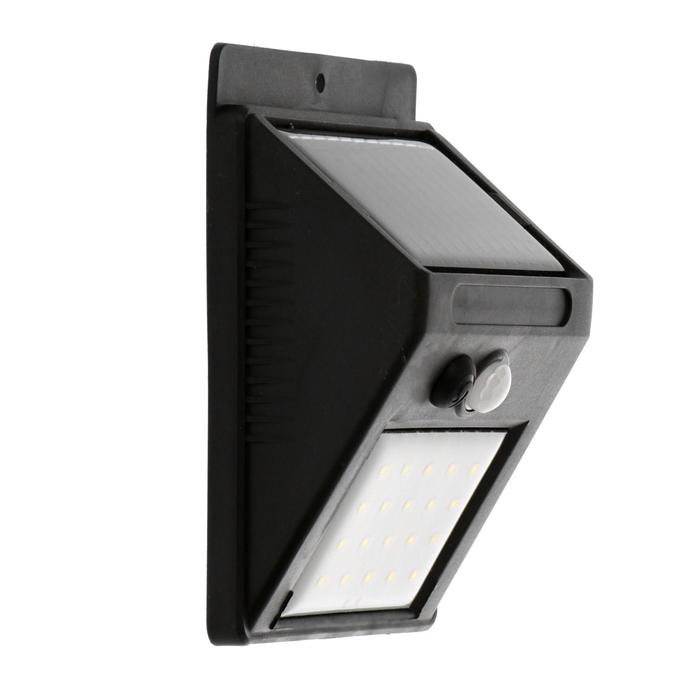 

Светильник на солнечной батарее, 20 LED, IP65, датчик движения, настенный
