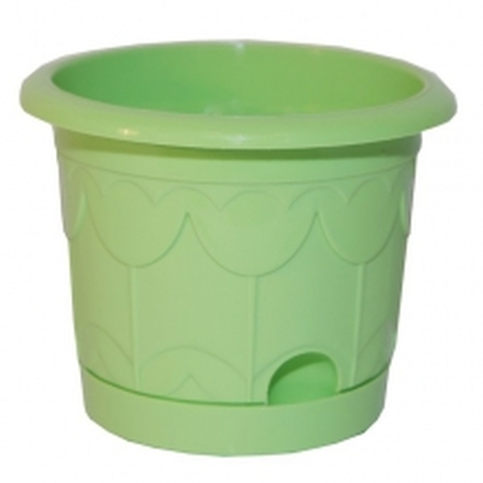 

Горшок с поддоном Тюльпан салатовый, 6л