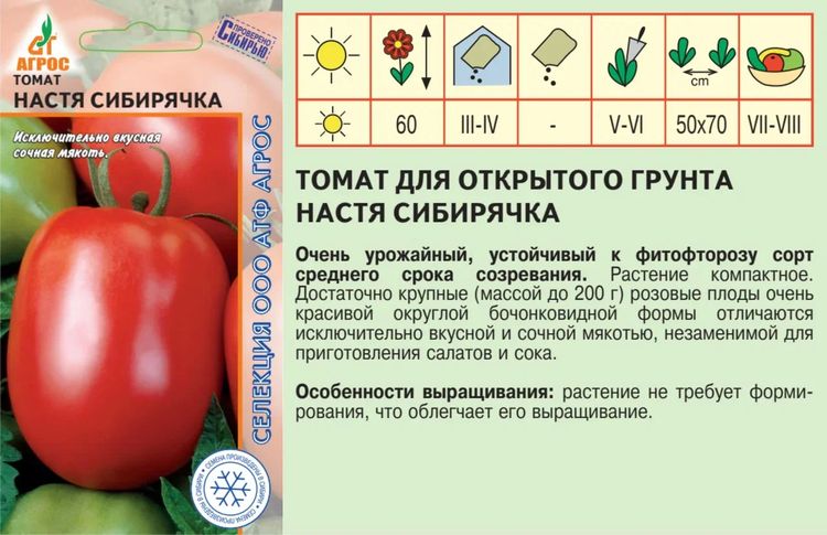 Помидоры Настенька Отзывы Фото