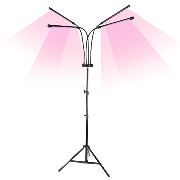 Фитосветильник с таймером, на штативе ULT-P32-36W/SPLE/TM/40 IP40 BLACK QUAD