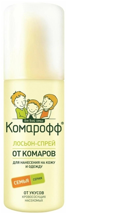 Лосьон-спрей от комаров  КОМАРОФФ , 100 мл