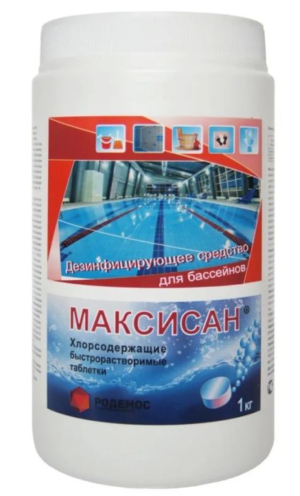

Средство для дезинфекции воды в плавательных бассейнах Максисан , 300 таб