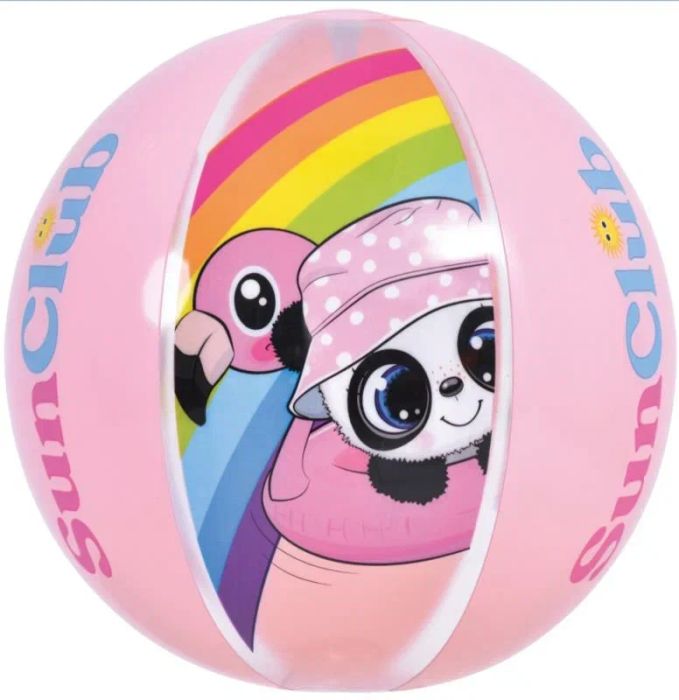 Мяч надувной Розовый для детей, 40см - купить с доставкой