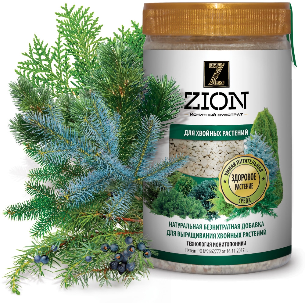 

Ионитный субстрат - ZION (Цион) для хвойных растений, 700г
