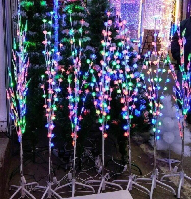 Дерево с цветами, 120см RGB