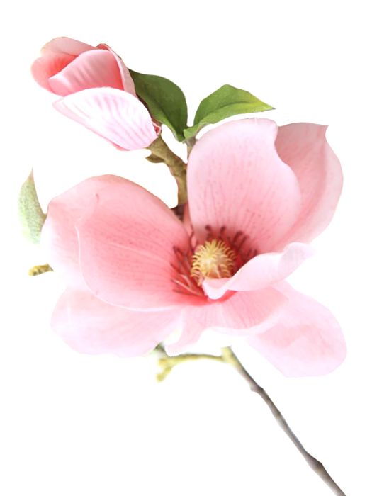 Искусственный цветок Светло-розовая Магнолия
