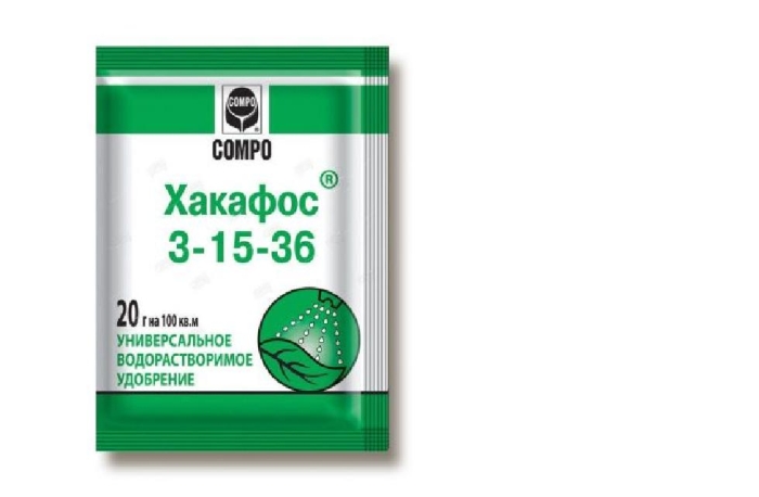 Водорастворимое удобрение COMPO Хакафос 3-15-36 для плодообразования, 20г - купить с доставкой