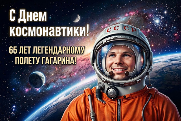 C Днем космонавтики!