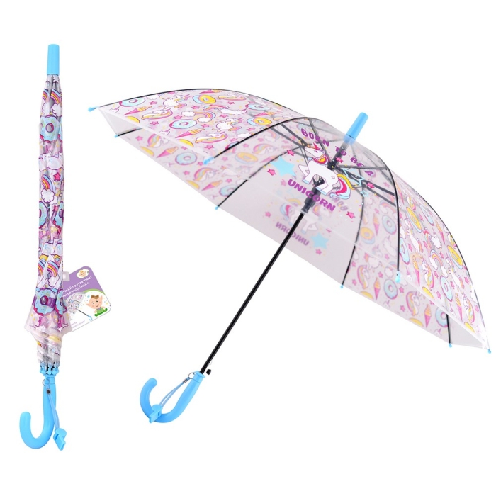 Зонт детский Сны единорожки полуавтомат,  D80см - купить с доставкой