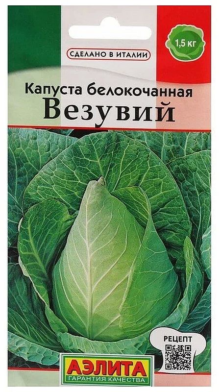 Семена Капуста б/к Везувий: описание сорта, фото - купить с доставкой илипочтой России