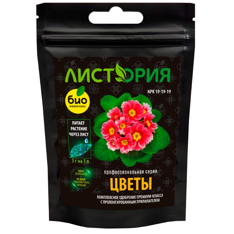 

Удобрение комплексное Листория Цветы, 30г