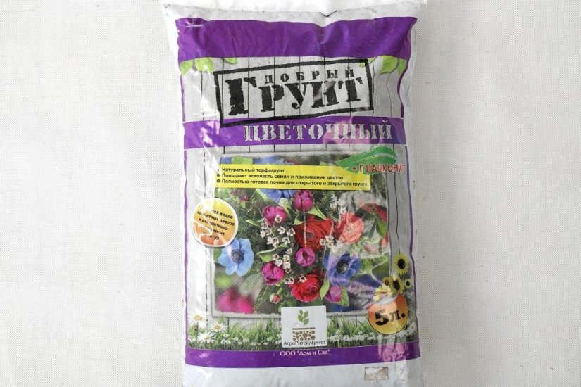 

Грунт цветочный + глауконит, 5л