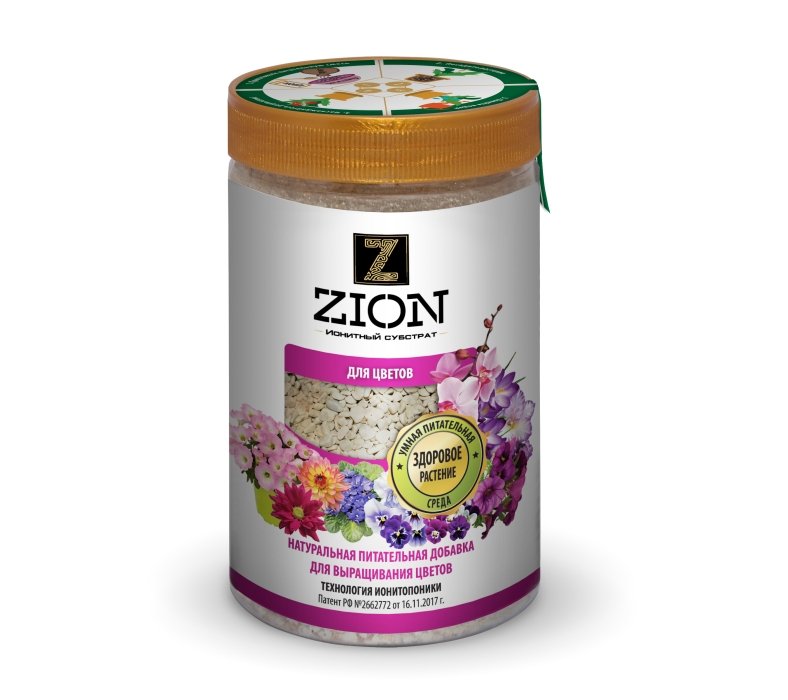 Ионитный субстрат - ZION (Цион) для цветов, 700г