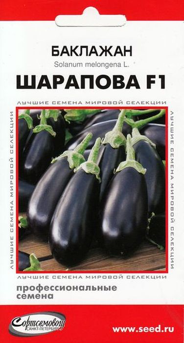 Семена Баклажан Шарапова F1: описание сорта, фото - купить с доставкой илипочтой России