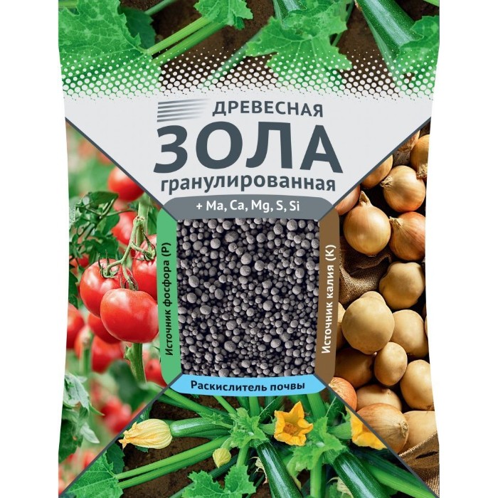 

Зола древесная гранулированная, 2кг