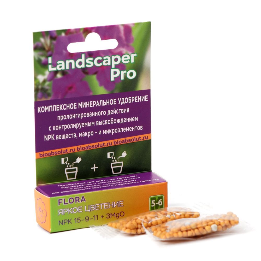 

Удобрение для Цветущих растений Landscaper Рго Flога 5-6 мес, 10г
