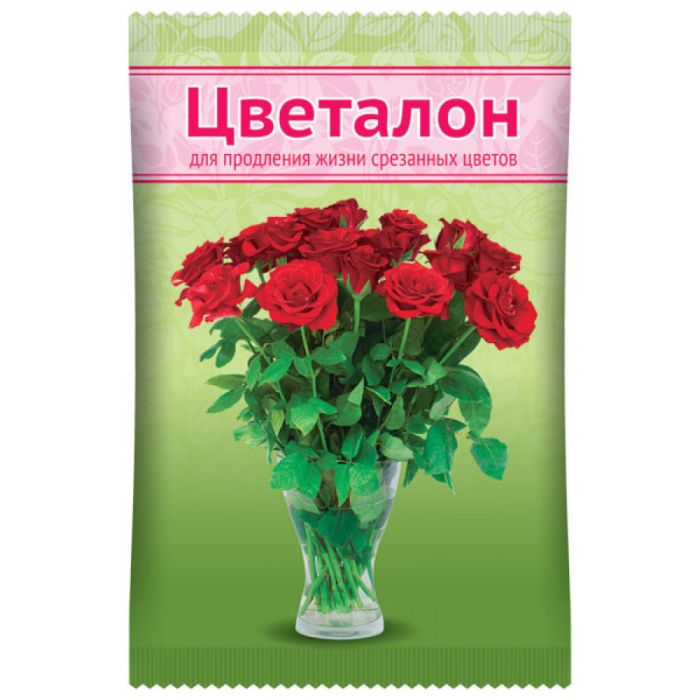 

Цветалон - для продления жизни срезанных цветов, 10мл