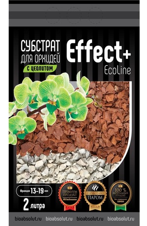 Cубстрат для орхидей с цеолитом Effect+, 2л  EcoLine 13-19