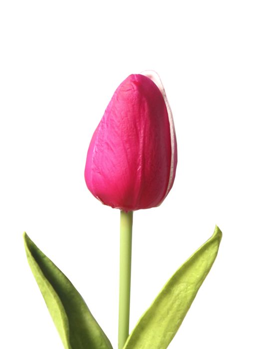 Искусственный цветок Насыщенно-розовый Тюльпан - купить с доставкой