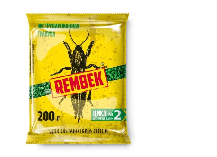 Средство от вредителей Rembek Экструдированная гранула, 200г