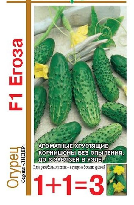 Огурец Егоза F1 серия 1+1 корнишон