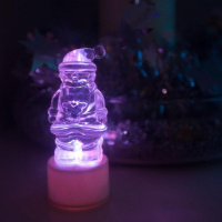 Фигура светодиодная на подставке Санта Клаус, RGB - купить с доставкой