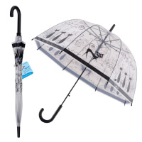 Зонт Изящная кошка полуавтомат, D80см - купить с доставкой