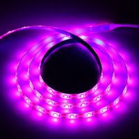 Фитолента светодиодная, 5 В, SMD5050, 2 м, IP65, 10.3 Вт, 60 LED/м, дим., USB - купить с доставкой